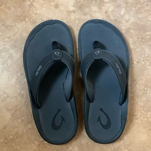 EUC olukai mens sandal black Ohana sz 8